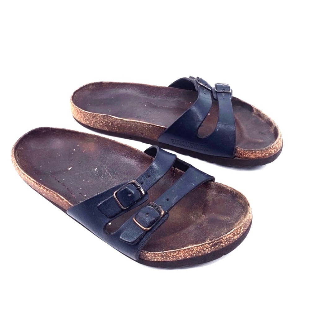Birkenstock Navy Ibiza Double Strap Sandal 39